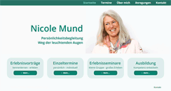 Desktop Screenshot of nicole-mund.de